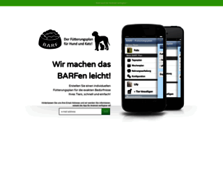 barf-futterplan.launchrock.com screenshot