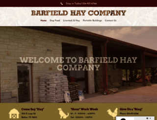 barfieldhaycompany.com screenshot