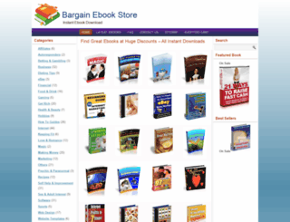 bargainebookstore.com screenshot