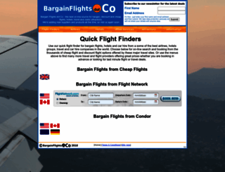bargainflights.co screenshot