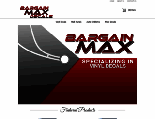 bargainmaxdecals.com screenshot