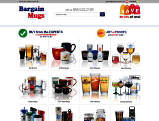 bargainmugs.com screenshot