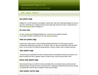 bargainplasticbags.co.uk screenshot