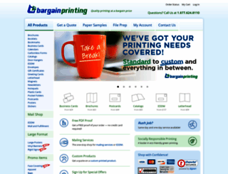 bargainprinting.com screenshot