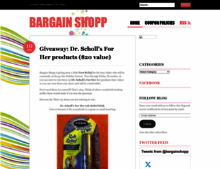 bargainshopp.wordpress.com screenshot