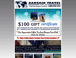 bargaintravelcruises.com screenshot