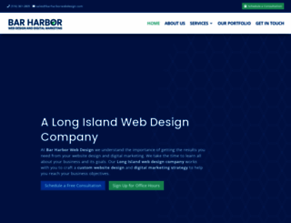 barharborwebdesign.com screenshot