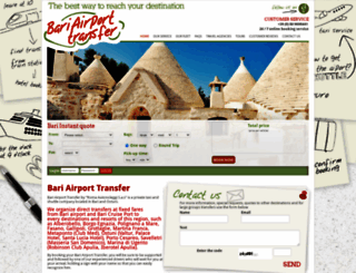 bariairporttransfer.com screenshot