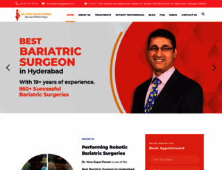 bariatricsurgeonindia.com screenshot