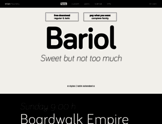 bariol.com screenshot