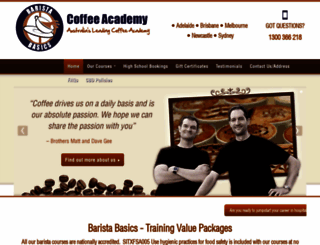 baristabasics.com.au screenshot