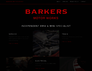 barkersmotorworks.co.uk screenshot
