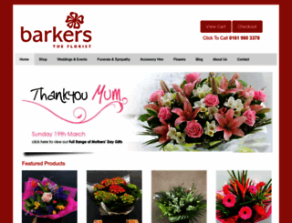 barkerstheflorist.co.uk screenshot