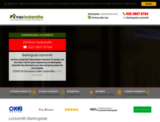barkingsidelocksmith.co.uk screenshot