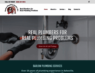 barlowplumbing.net screenshot