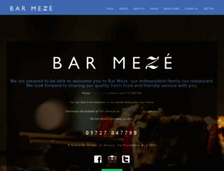 barmeze.co.uk screenshot