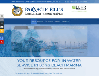 barnaclebillsboatrepair.com screenshot