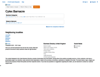 barnacre.cylex-uk.co.uk screenshot