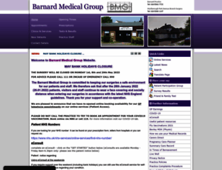 barnardmedicalgroup.co.uk screenshot