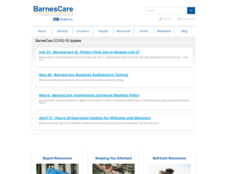 barnescare.com screenshot