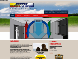 barnesheatandair.com screenshot