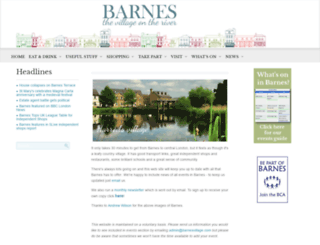 barnesvillage.com screenshot