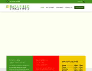 barnfielddentalstudio.com screenshot
