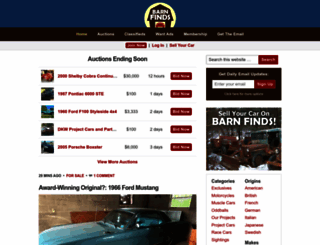 barnfinds.com screenshot