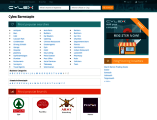 barnstaple.cylex-uk.co.uk screenshot