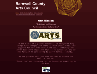 barnwellarts.com screenshot