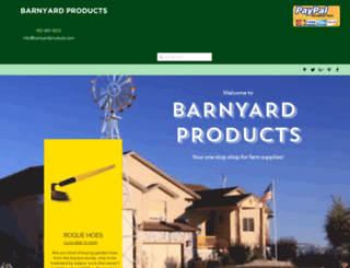 barnyardproducts.com screenshot