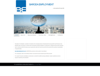barodaemployment.com screenshot