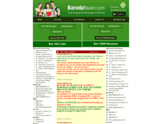 barodanaukri.com screenshot