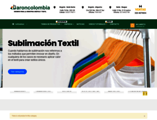 baroncolombia.com screenshot