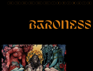 baronessmusic.com screenshot