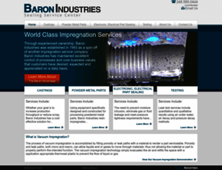 baronindustries.com screenshot