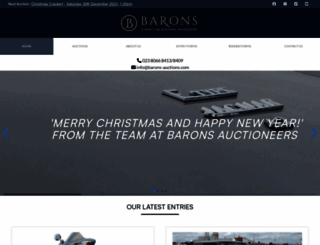 barons-auctions.com screenshot