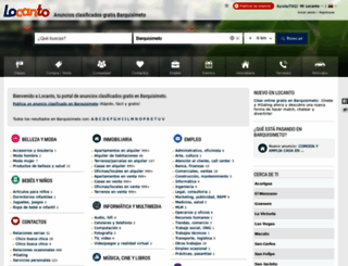 barquisimeto.locanto.com.ve screenshot