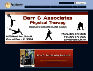 barrandassociatesphysicaltherapy.com screenshot