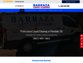 barrazacarpetcleaning.com screenshot