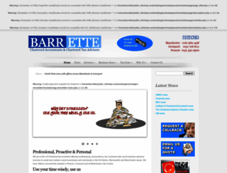 barretteaccounts.com screenshot