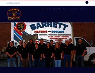 barrettheating.com screenshot