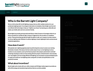 barrettlight.com screenshot