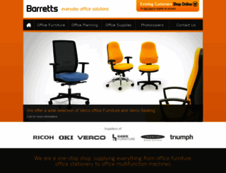 barrettsoffice.co.uk screenshot