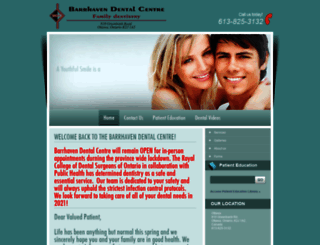 barrhavendentalcentre.com screenshot