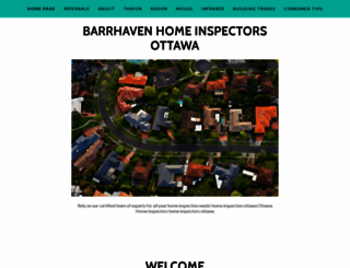 barrhavenhomeinspector.com screenshot
