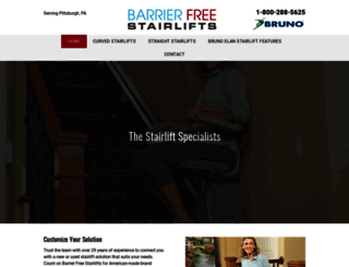 barrierfreestairlifts.com screenshot