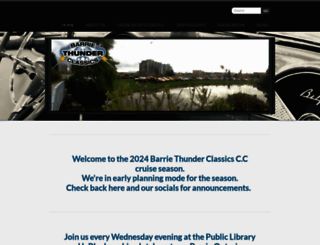 barriethunderclassics.ca screenshot