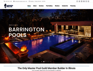 barrington-pools.com screenshot