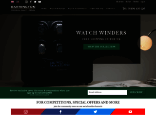 barringtonwatchwinders.com screenshot